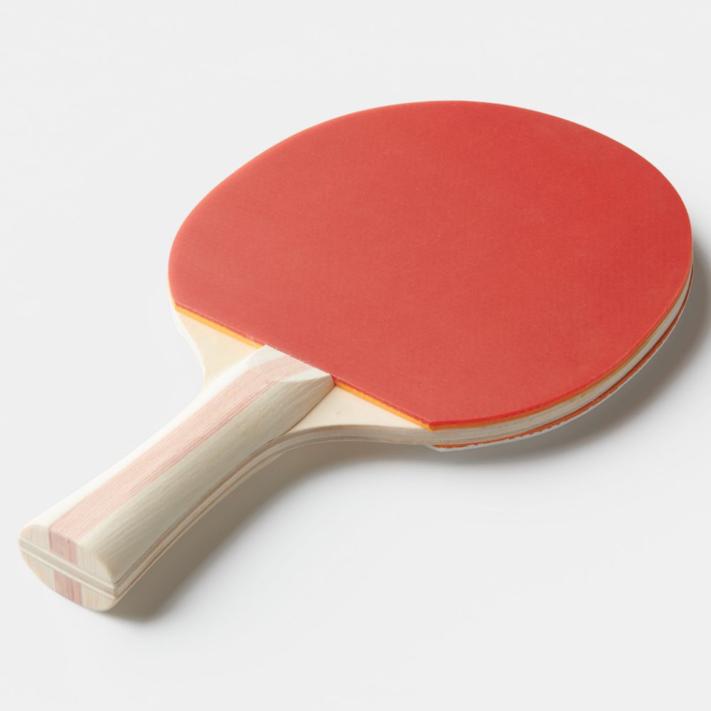 Monogram Casino Black and Red Ping Pong Paddle
