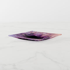 Beautiful Purple amethyst gemstone crystal mineral Trinket Tray