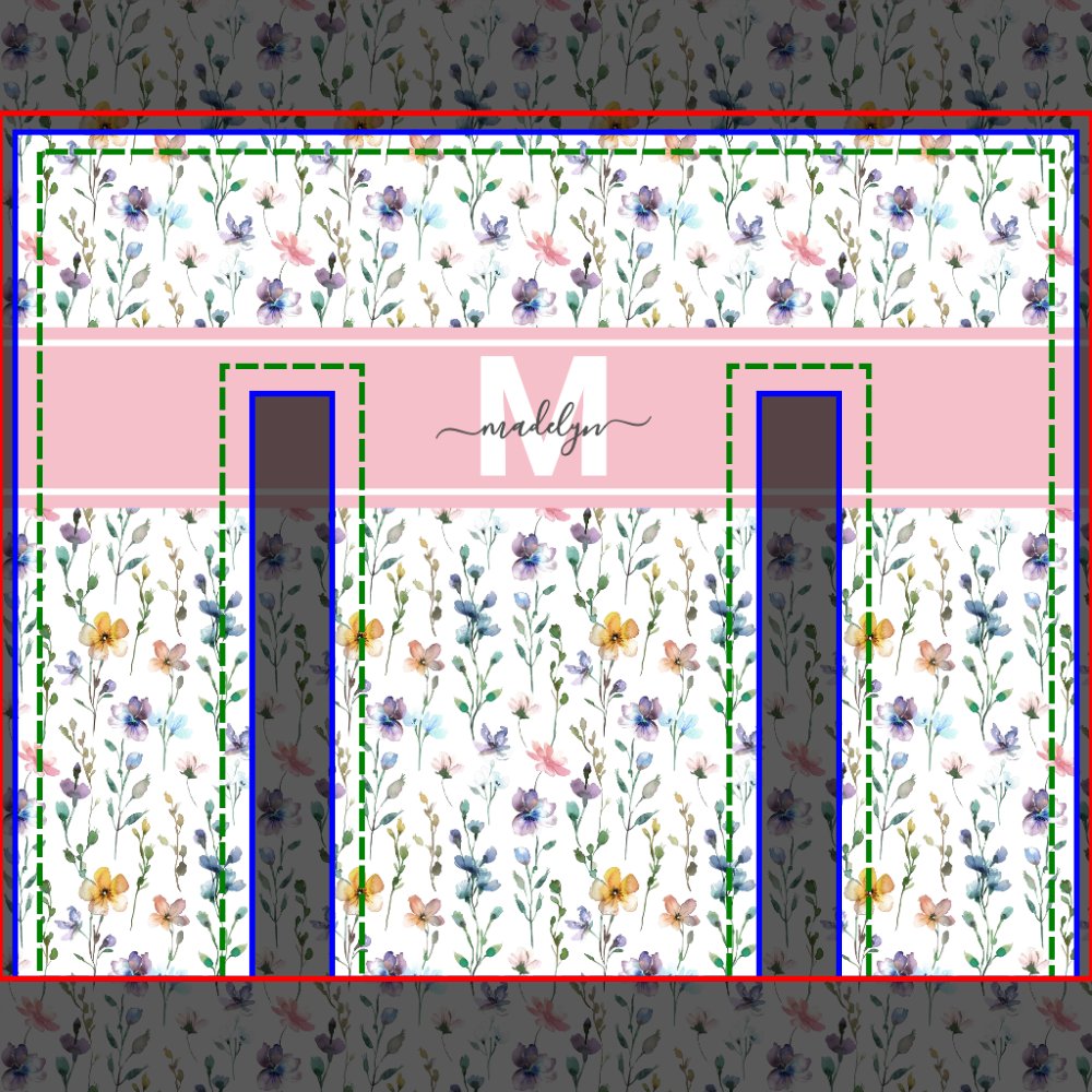 Wildflower Monogram Duffle Bag