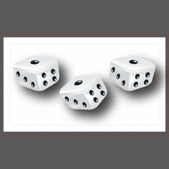 Lucky Dice Table Card Holder