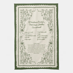 Custom Family Recipe Kitchen Towel Keepsake