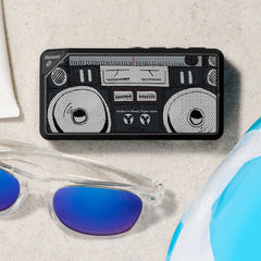 Boom Box Music Lover | Mix Tape Monogram Bluetooth Speaker