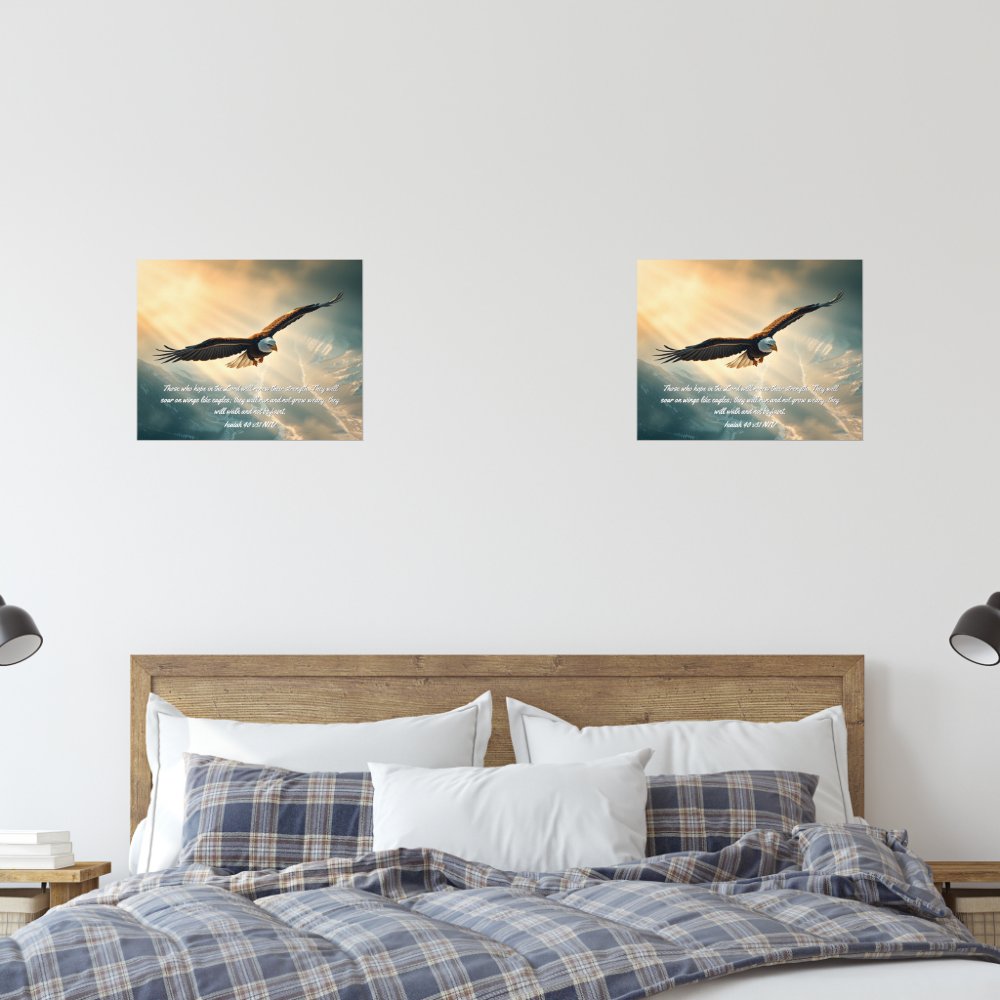 Soar on wings like eagles |  wall art sets