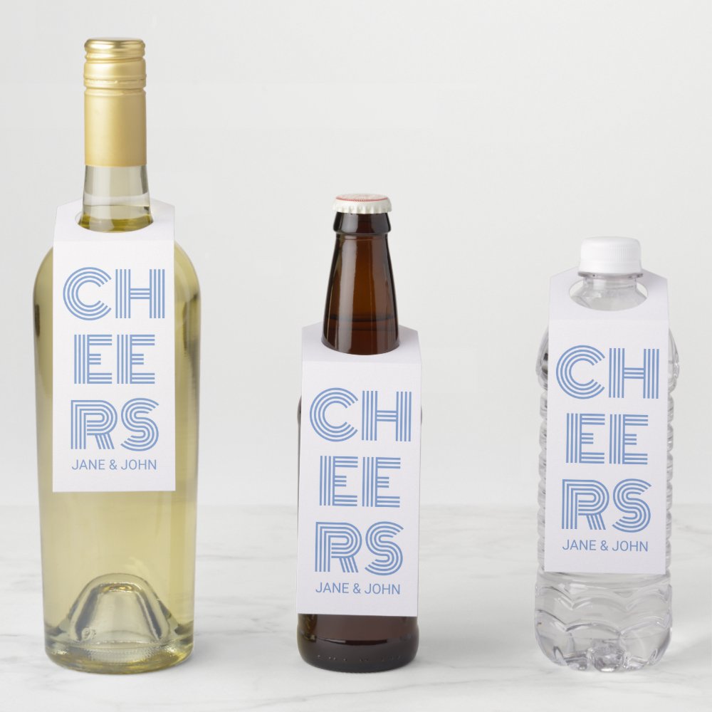 Cheers Bottle Tag