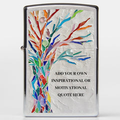 Create Your Own Inspirational Motivational Tree Zippo Lighter
