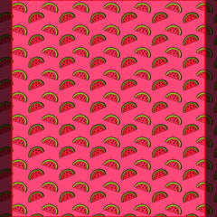 Summer Watermelon on Pink Pattern Espadrilles