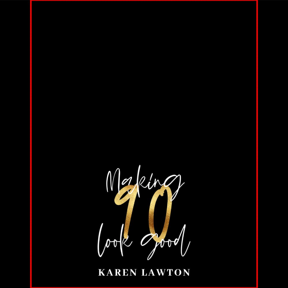 Making 90 look good gold birthday favor box