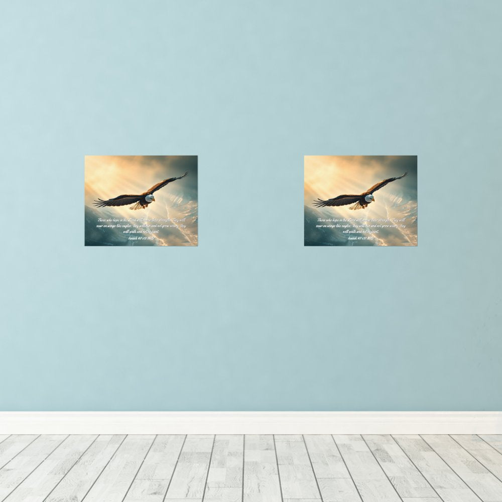 Soar on wings like eagles |  wall art sets