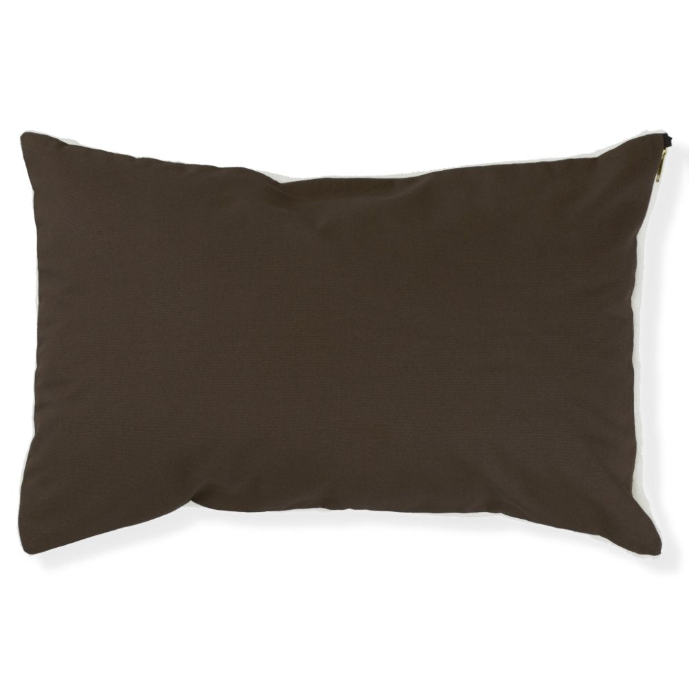 Elegant Monogram Black Gray Feminine Girly Script  Pet Bed