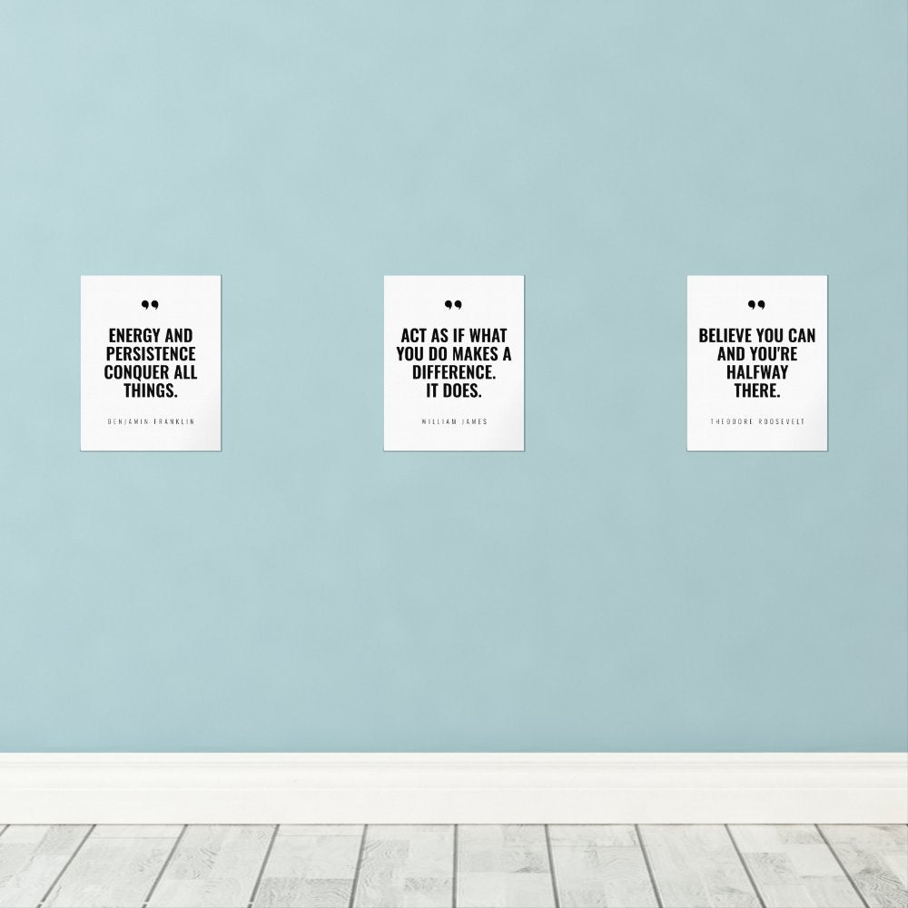 Create Your Own Motivational Quote Wall Art Sets