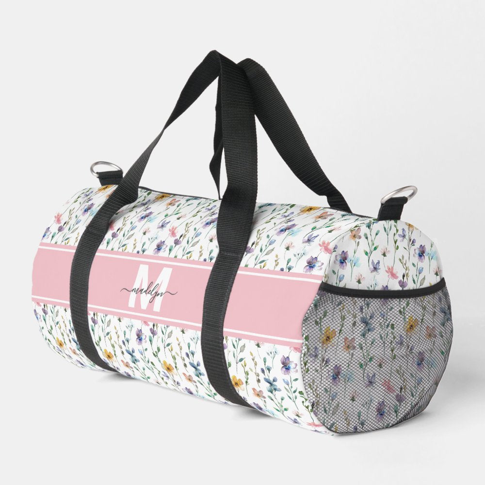 Wildflower Monogram Duffle Bag