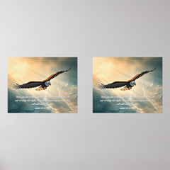 Soar on wings like eagles |  wall art sets