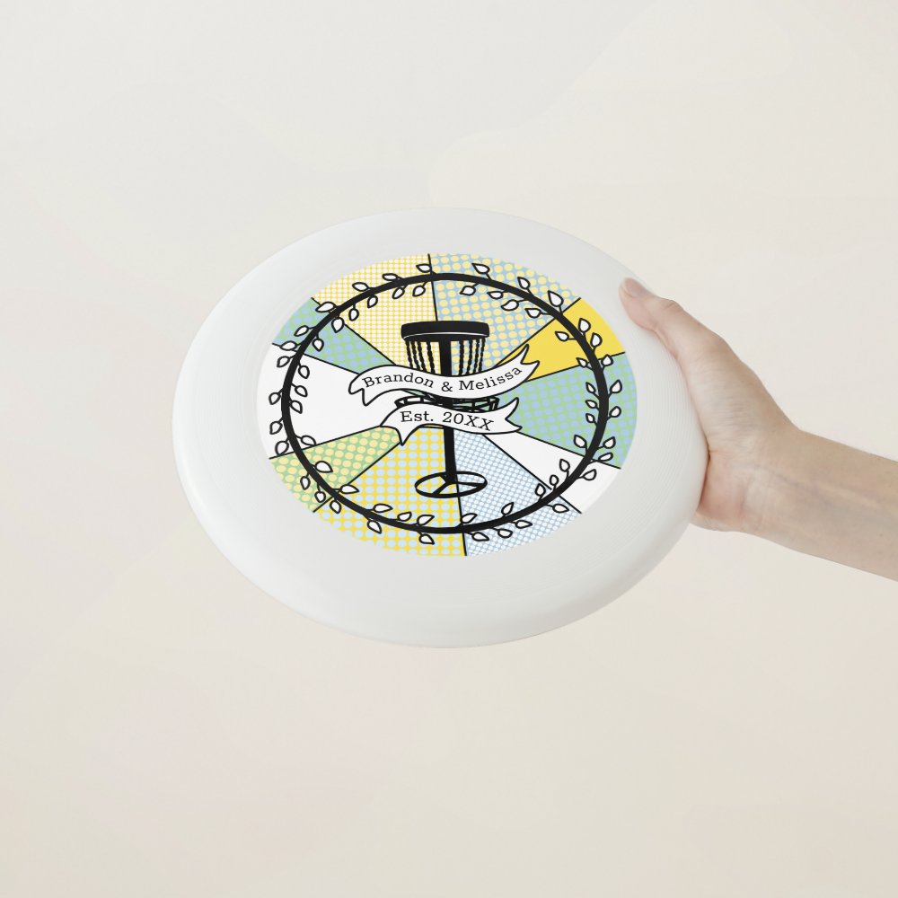Disc Golf Personalized Couple Established Date
