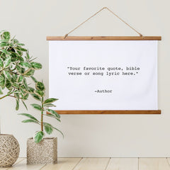 Create Your Own Quote Hanging Tapestry
