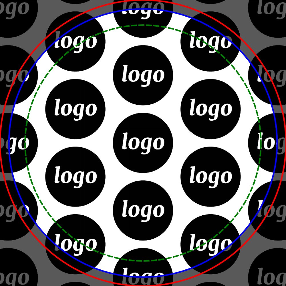 Logo Pattern Promotional Business Duffle Bag