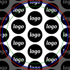 Logo Pattern Promotional Business Duffle Bag