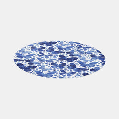 Blue Watercolor Butterfly Rug