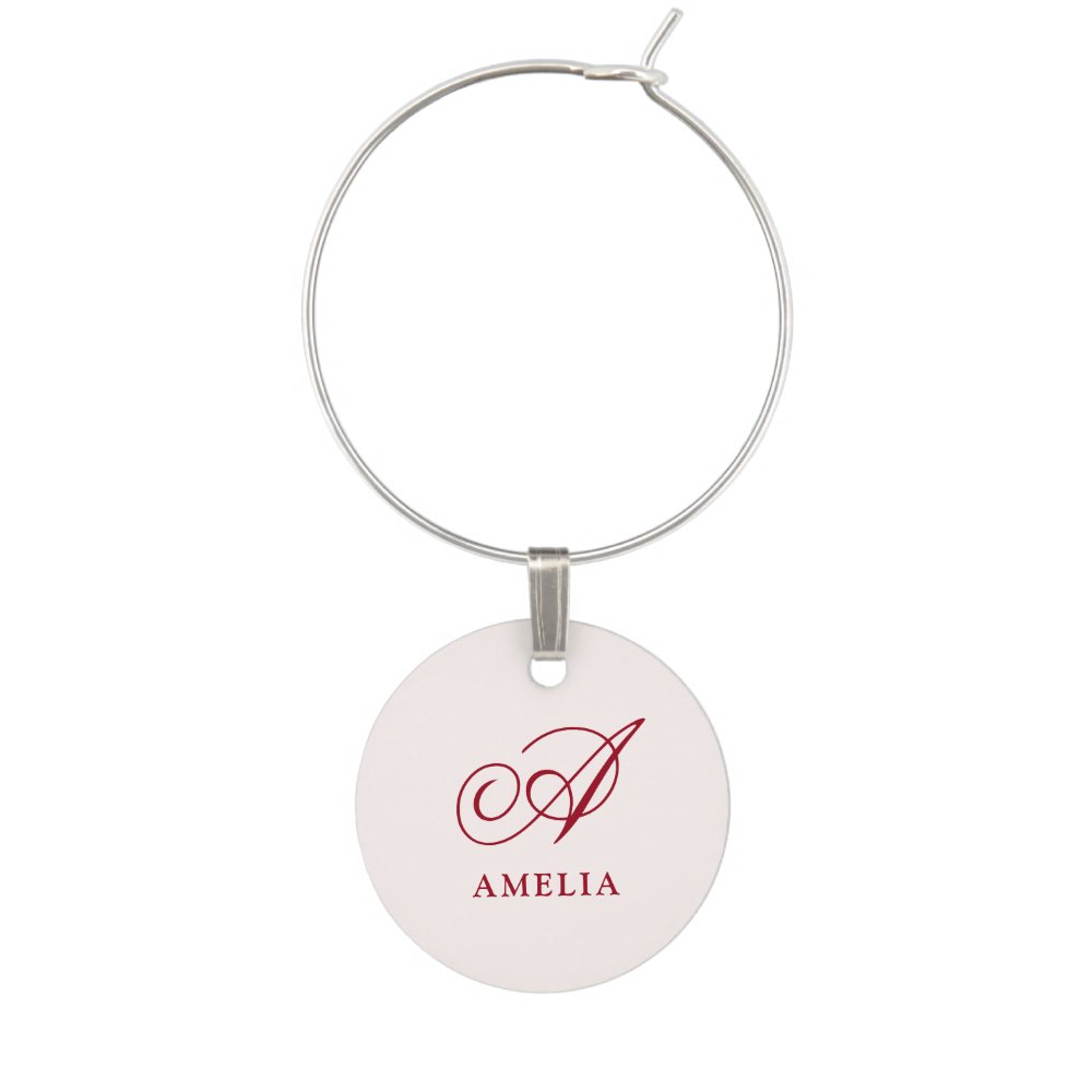 Drunk In Love Red Wine Charm