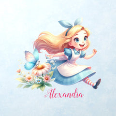 Personalized Personalized Alice in Wonderland Wall Decal