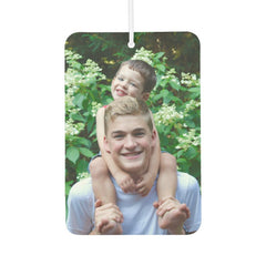 Two-sided custom photo car air freshener