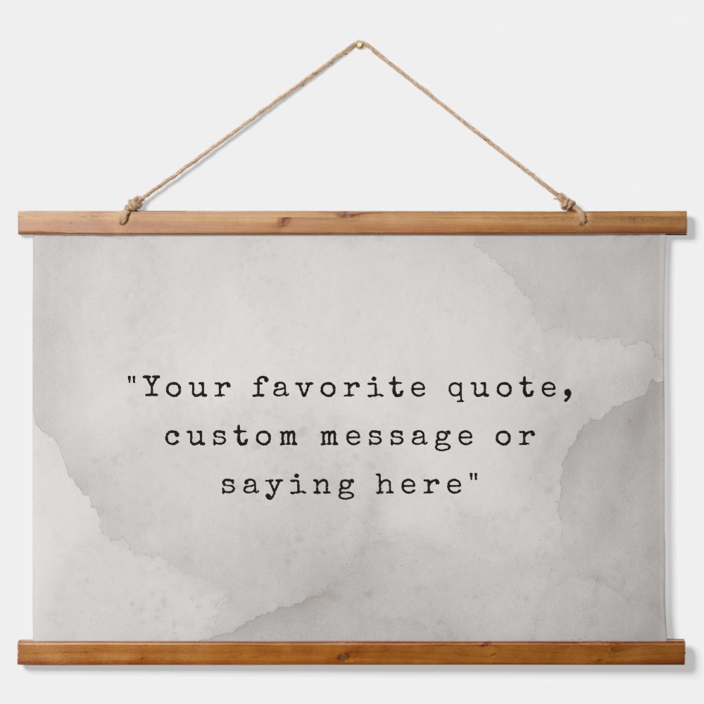 Create Your Own Quote Hanging Tapestry