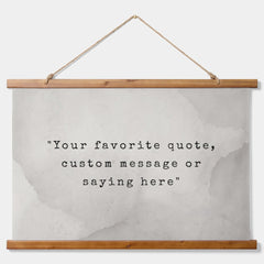 Create Your Own Quote Hanging Tapestry