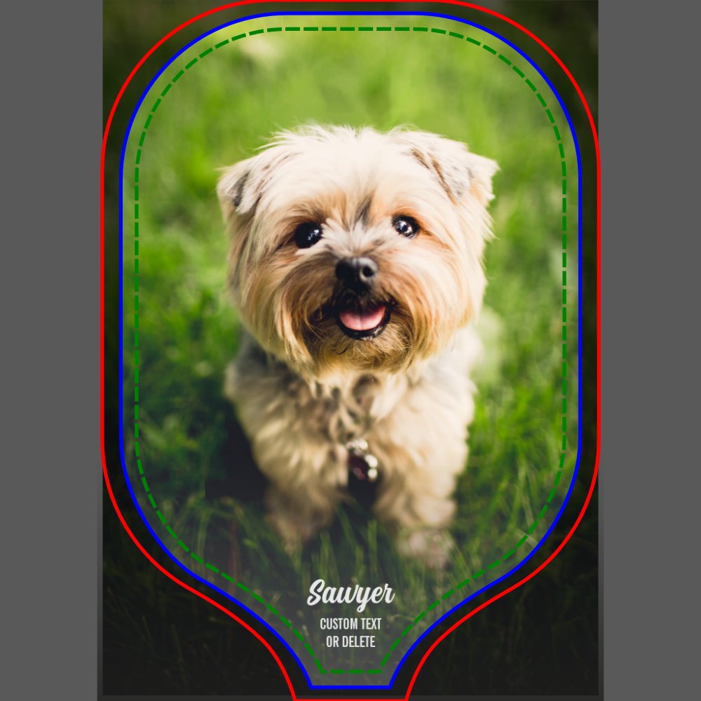 Cool 2 Large photos Your Custom Text Pickleball Paddle