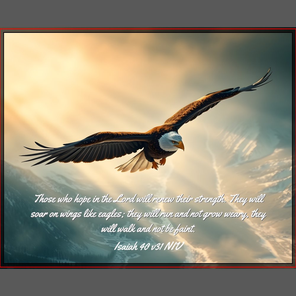 Soar on wings like eagles |  wall art sets