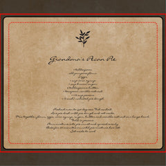Family Recipe Keepsake Custom Text Cutting Board