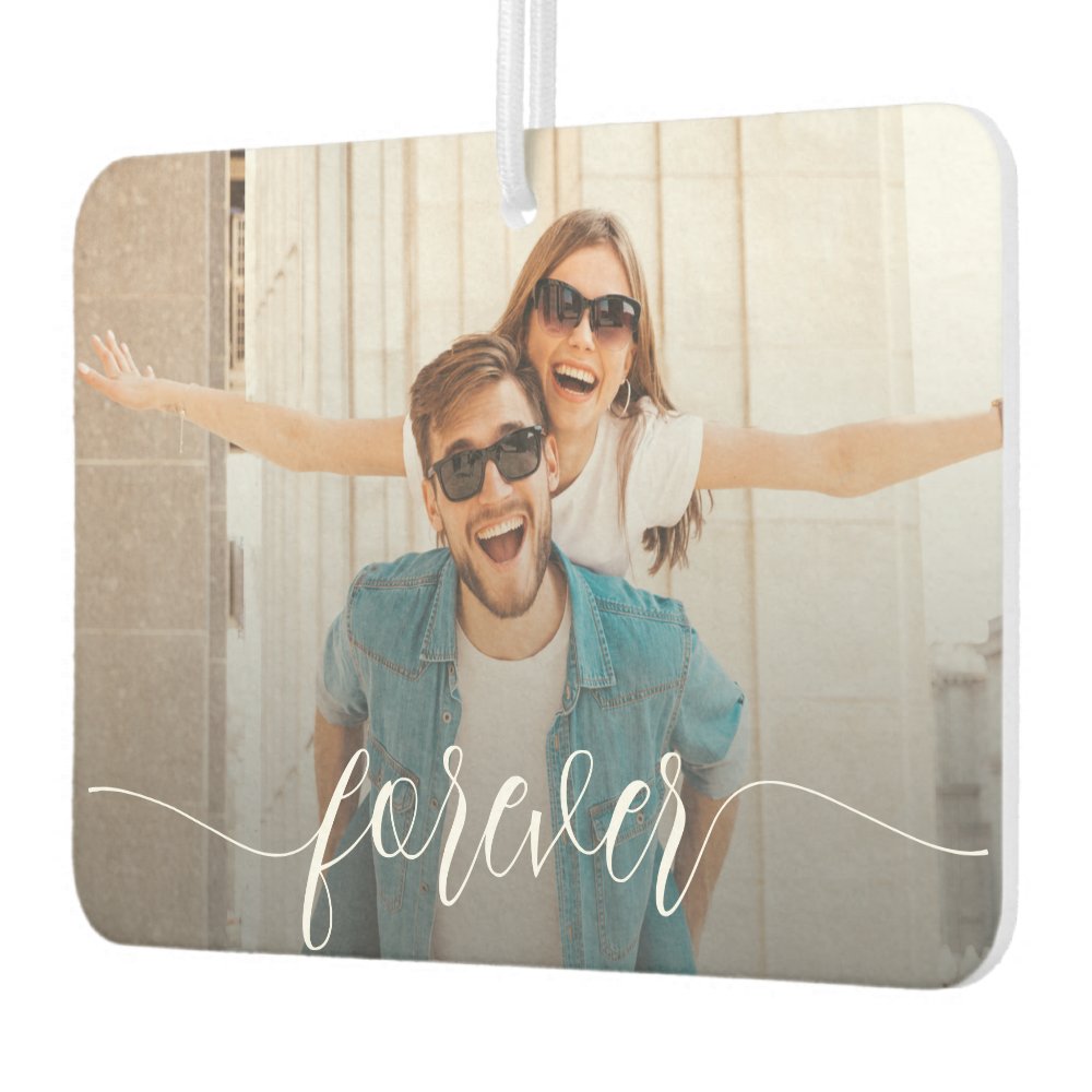 FOREVER Overlay on Your Photo Car Air Freshener