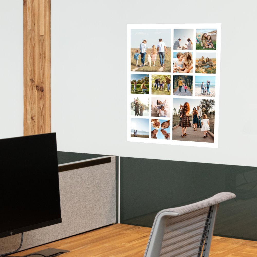 Create Your Own 14 Photo Collage Wall Decal