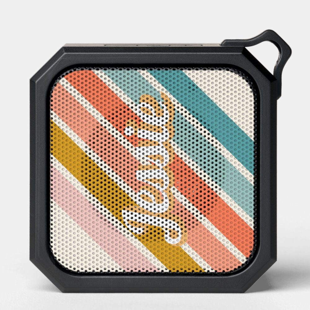 Retro Personalized Name Bluetooth Speaker
