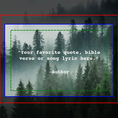 Create Your Own Quote Hanging Tapestry