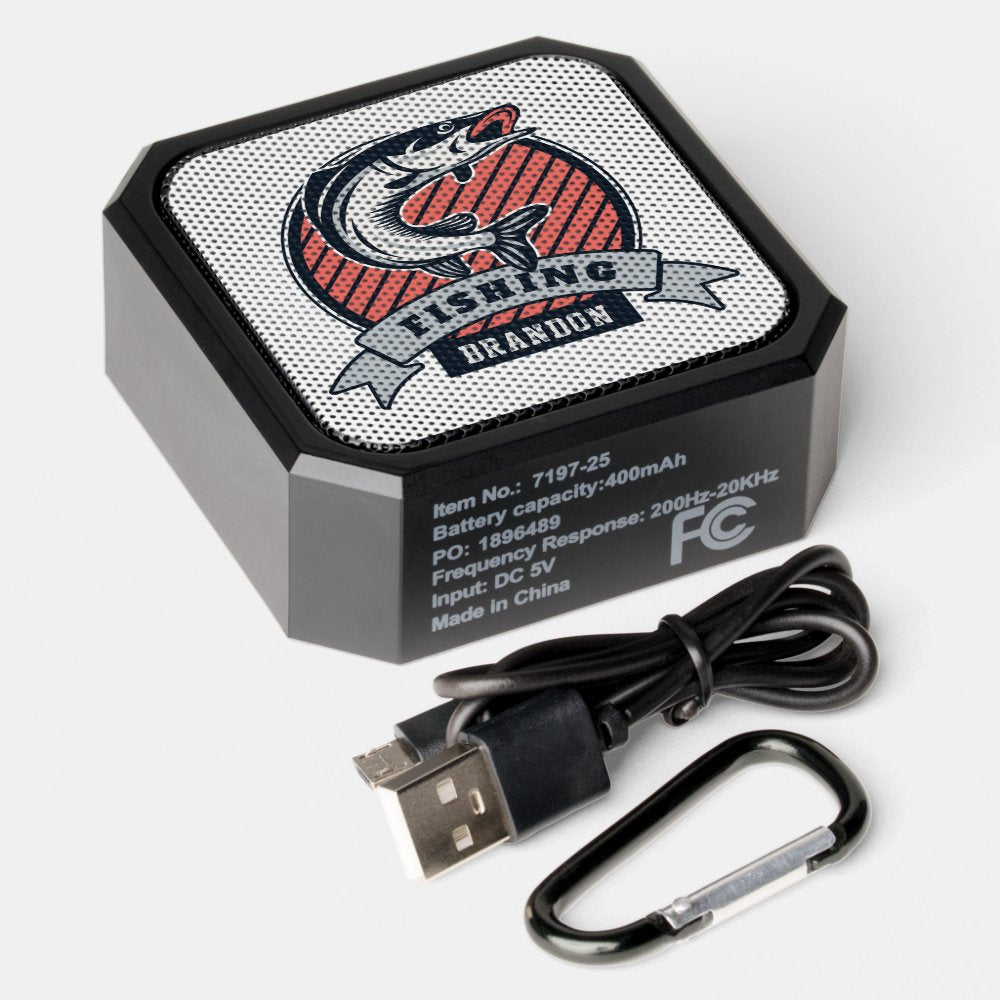 Custom Name Fishing Bluetooth Speaker