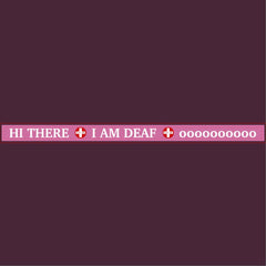 Deaf pet DIY pink Collar