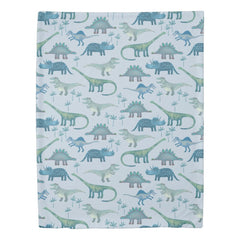 Dinosaur Pattern Blue Duvet Cover
