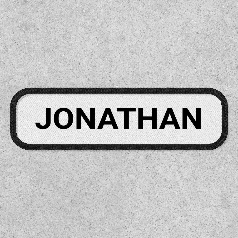 Custom Name Simple Text Your Words Patch