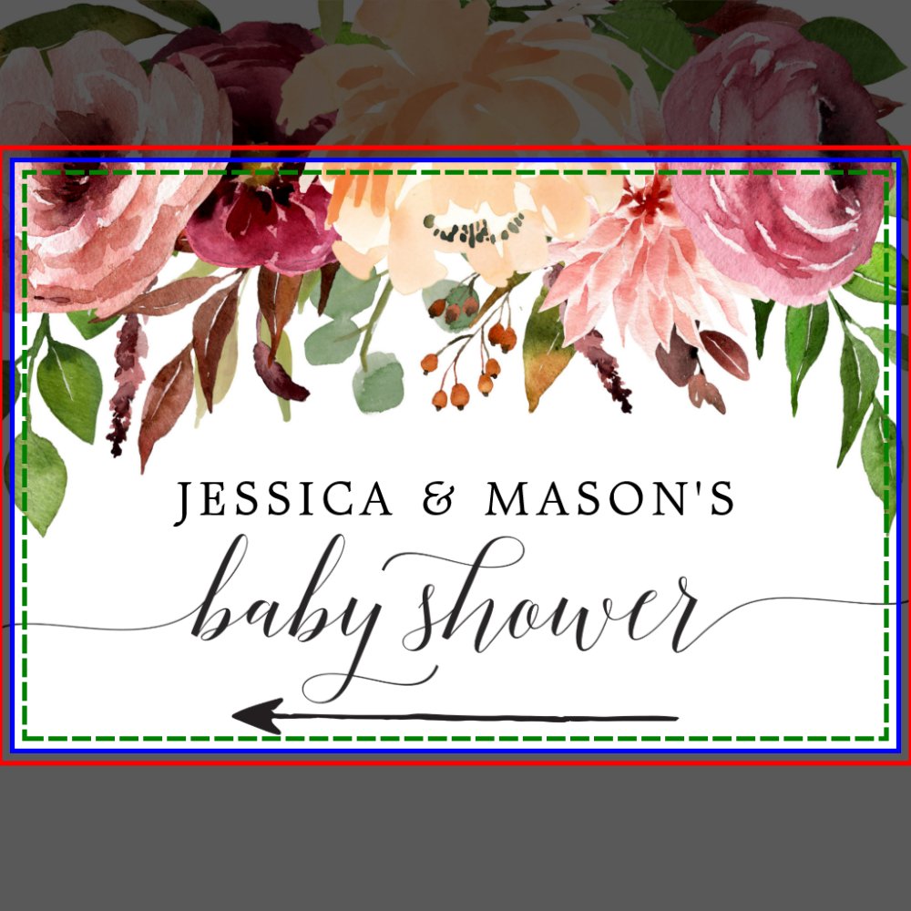 Baby Shower Directional Yard Sign