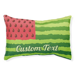 Watermelon Flag Pet Bed