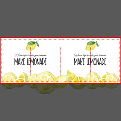 When life hands you lemons make lemonade beverage pitcher
