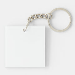 Modern  Family Photo Pastel Pink Simple Gift Keychain