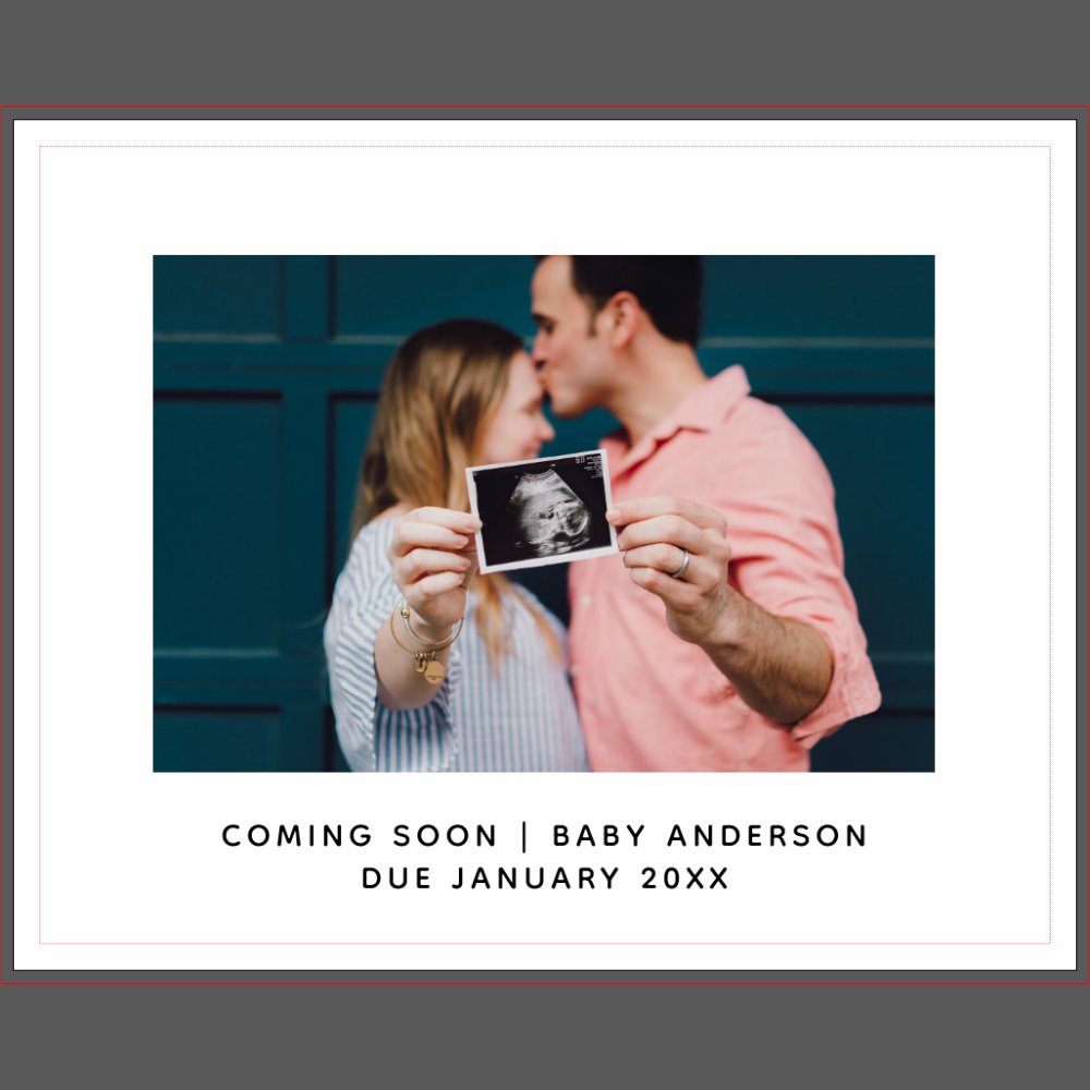 Unique Pregnancy Announcement Coming Soon Photo Jigsaw Puzzle