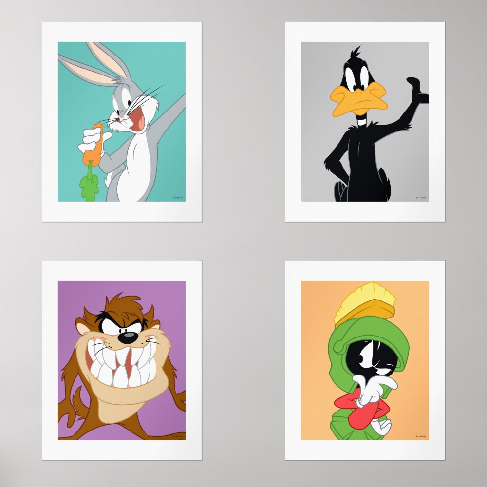 LOONEY TUNES™ Character Wall Art Sets