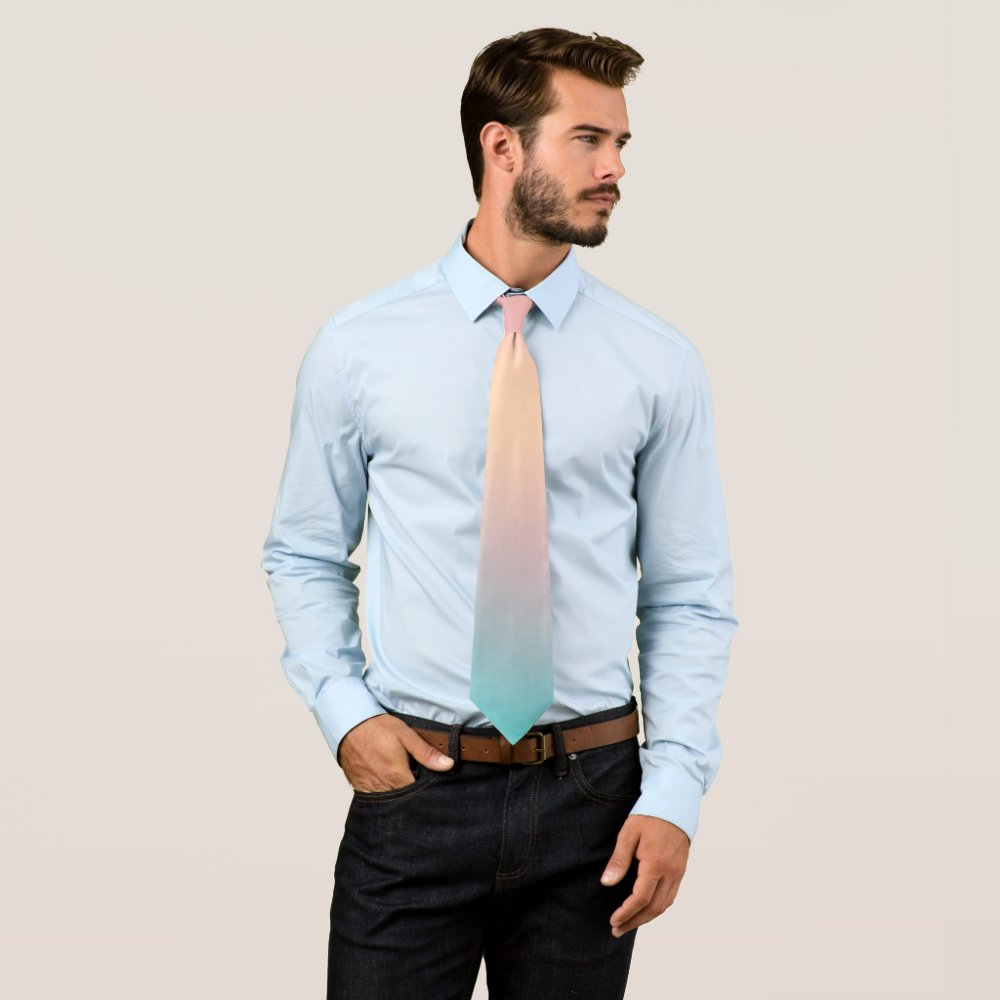 Soothing Ombre Gradient Neck Tie