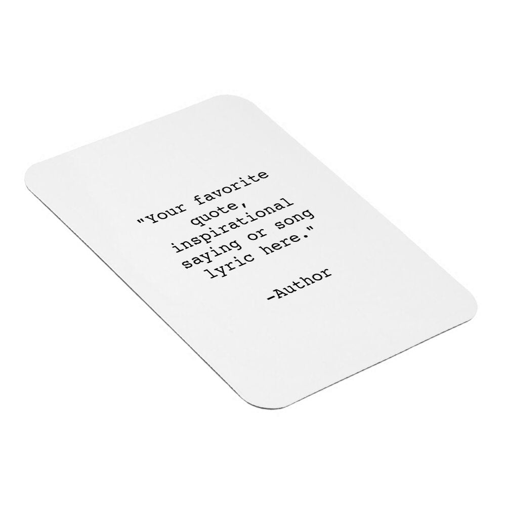 Create Your Own Quote Magnet