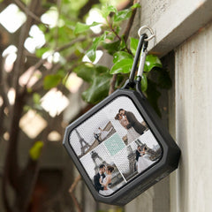 Create Your Own Monogrammed 5-Photo Collage Bluetooth Speaker