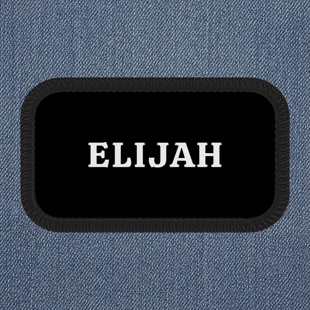 Name Business Employee Bold Retro Patch