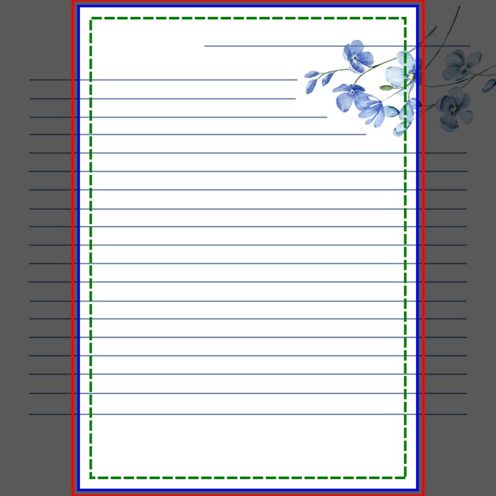 Elegant Dusty Blue Bridal Shower Recipe Card