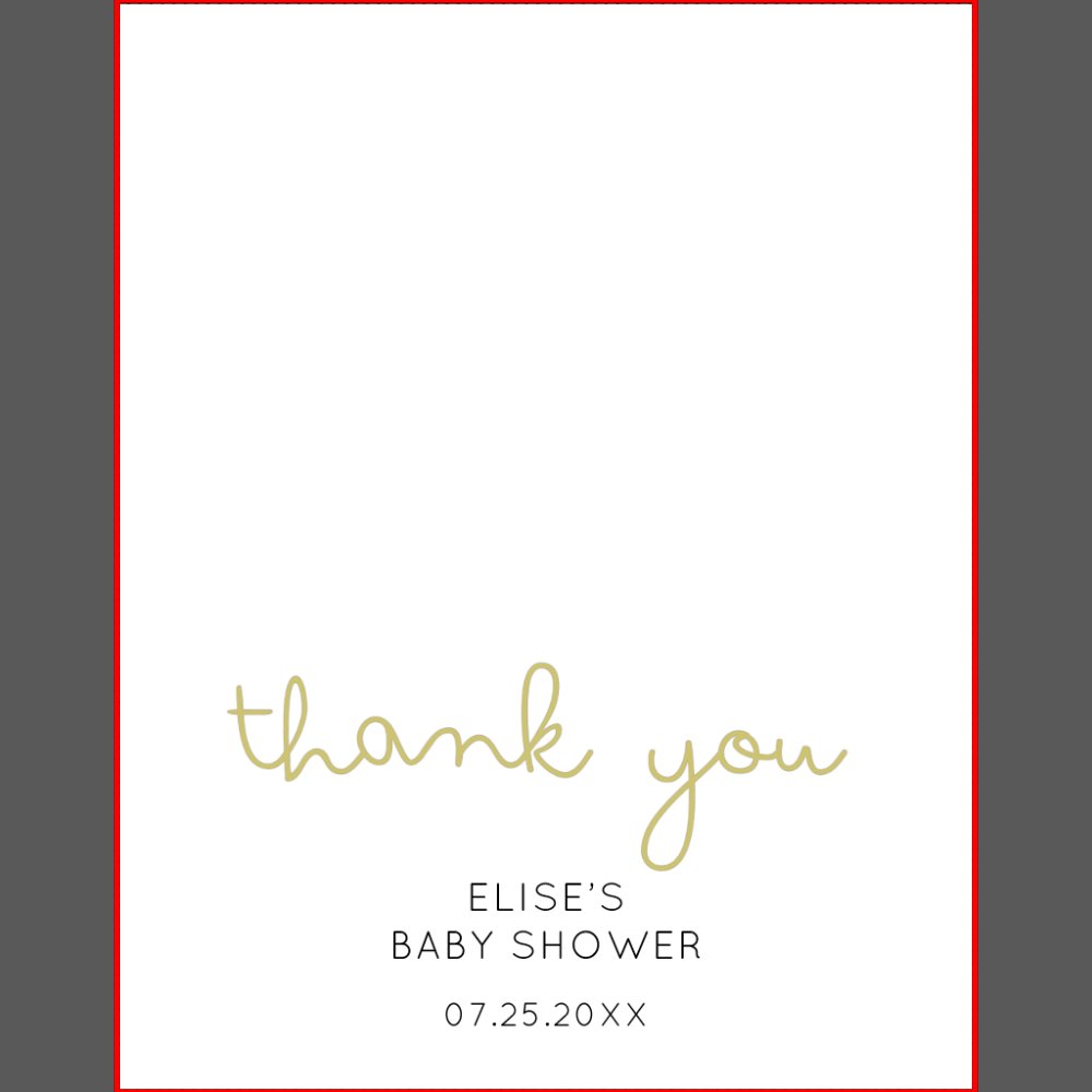 Wildflower Baby Shower Thank You  Favor Boxes