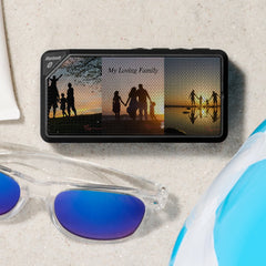 Multi Photo Collage Modern Personalized  Bluetooth Speaker